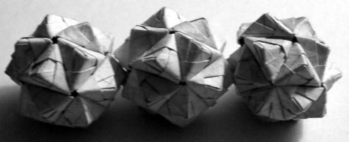 Three 1-Inch Icosahedra